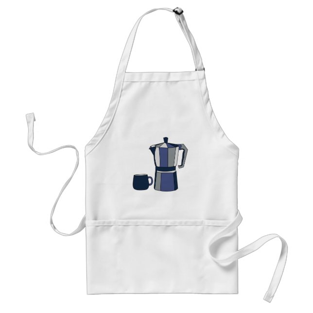 Tablier Café Pot Café Mug (Devant)