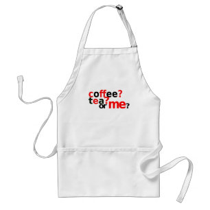 Tablier Café, Thé ou Moi Adulte Apron