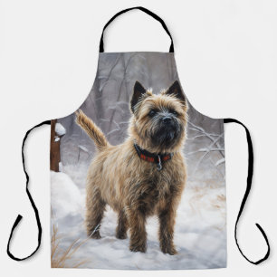Tablier Cairn Terrier Qu'Il Neige Noël