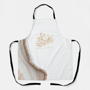 Tablier calligraphie arabe de Ramadan moubarak 