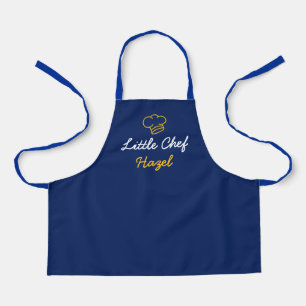 Tablier Calligraphie personnalisée simple Petit chef