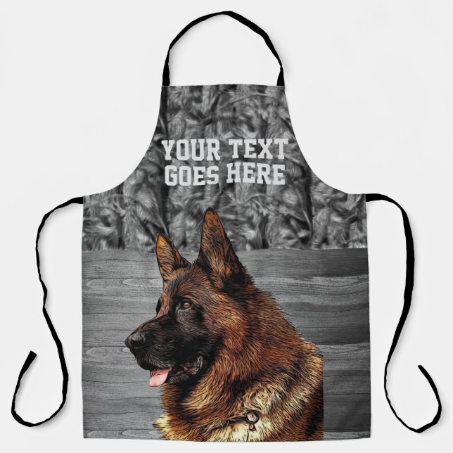 Tablier Camo Allemand Berger Chien Groomer Animateur Entra (Recto)
