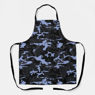 Tablier Camo Faits saillants Bleu Cool