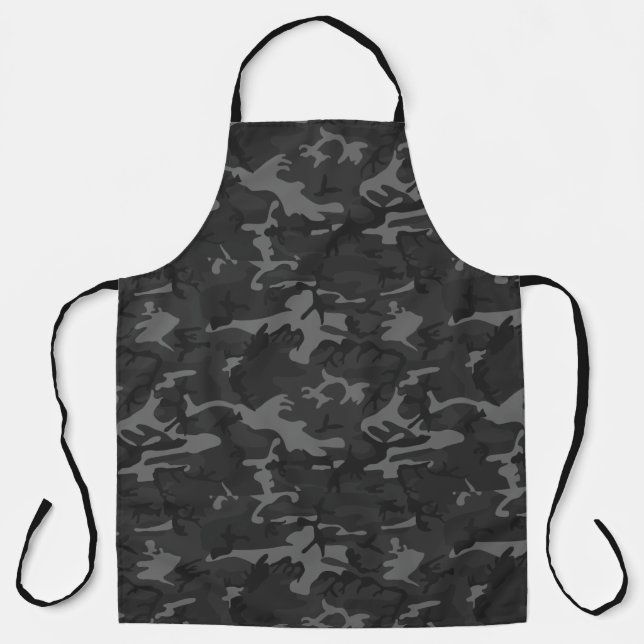 Tablier Camo Gris Charbon (Recto)