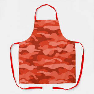 Tablier Camo monochrome Soda orange