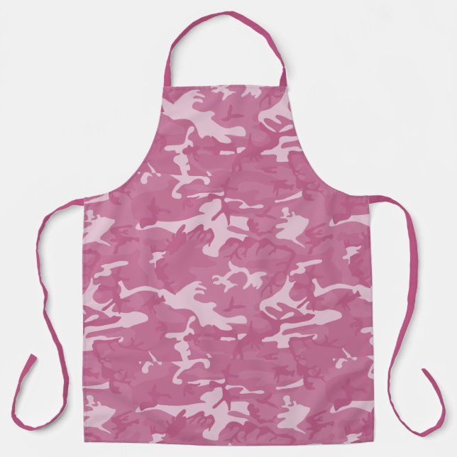 Tablier Camo rose (Recto)