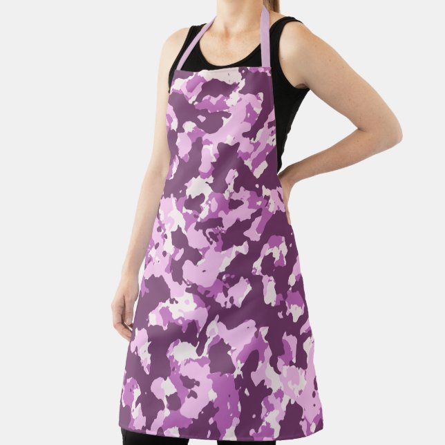 Tablier Camo rose rose (Insitu)