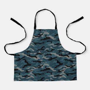 Tablier Camouflage en noir de nuit