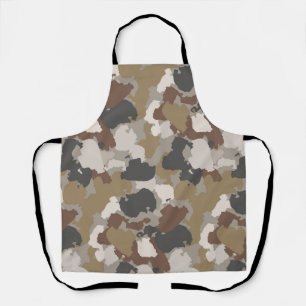 Tablier Camouflage Militaire Tons Terre Bruns