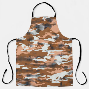 Tablier Camouflage Polka Dot : Abstrait sans fil.