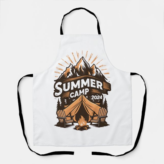 Tablier Camp d'été 2024 - Camping de vacances (Recto)