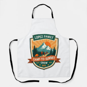 Tablier Camp Lopez Family - Équipe de sommet Vintage Ca