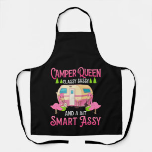 Tablier Camper Queen Classy Sassy Smart Drôle Femmes Fille