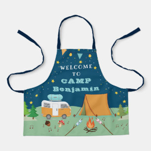 Tablier Camping Personnalisé Camp Out Party