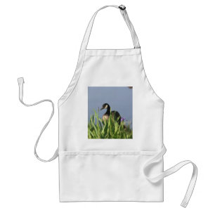 Tablier Canada Goose Irises Animal Art Apron