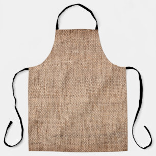 Tablier Canard de lin toile à grain grossier dégraissé vig