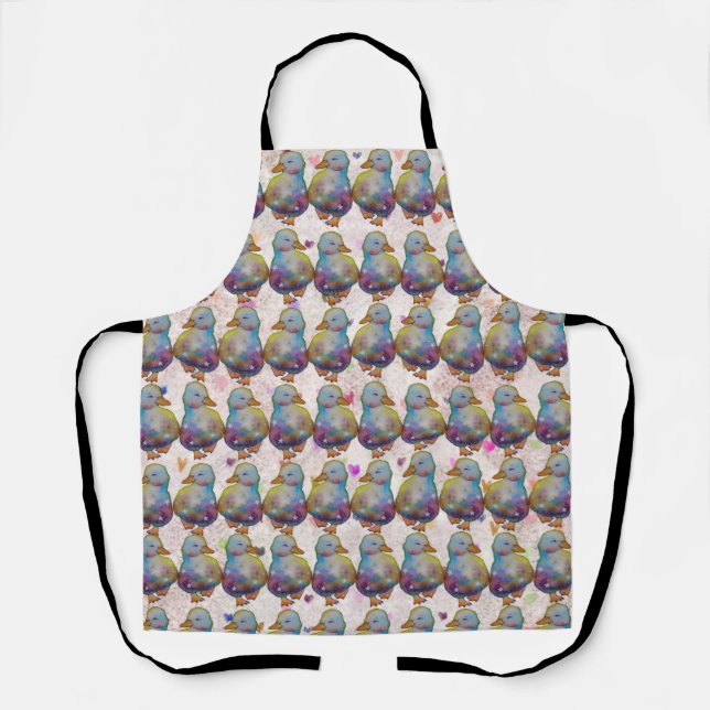 Tablier Canard nommé Rainbow (Recto)