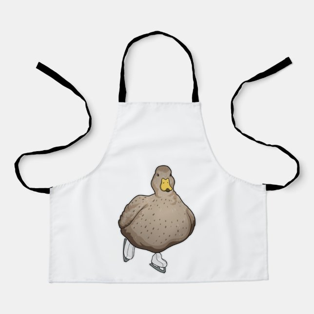 Tablier Canard Patinage sur glace Patins sur glace (Recto)