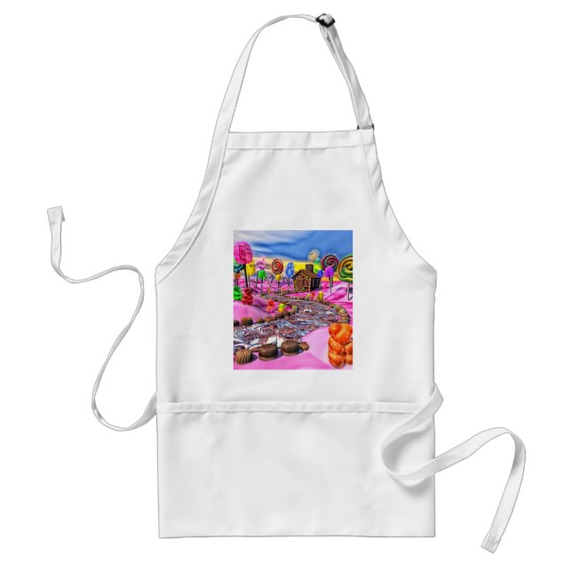 Tablier Candyland rose (Devant)