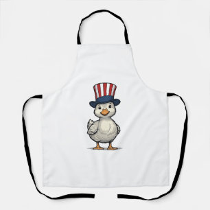 Tablier Caneton patriotique conception de chemise vintage