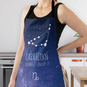 Tablier Capricorne   Constellation Zodiaque personnalisée