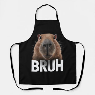 Tablier Capybara Drôle Bruh 