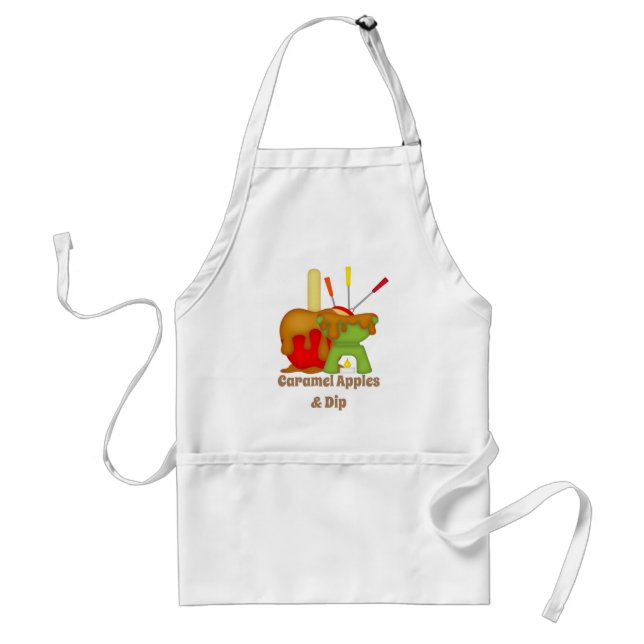 Tablier Caramel pomme vendeurs de trempette apron (Devant)