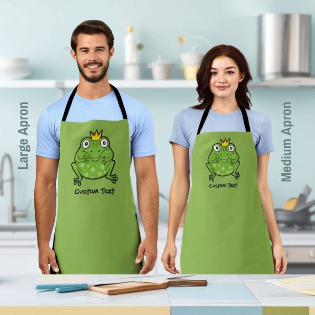 Tablier Caricature de grenouille (Créateur téléchargé)