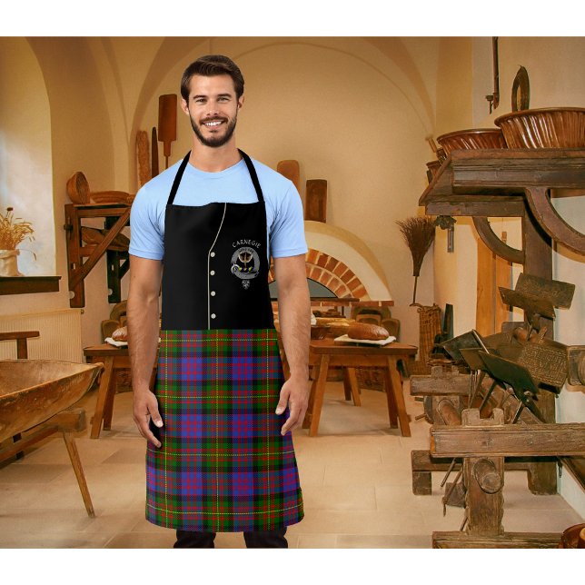 Tablier Carnegie Clan Badge & Tartan Kilt (Créateur téléchargé)