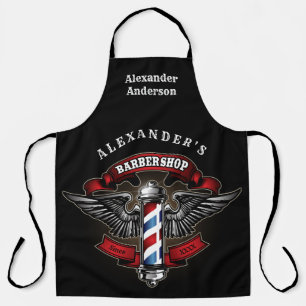 Tablier Carré en barbier ailé Personnaliser