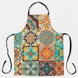 Tablier Carreaux colorés Azulejos. portugais traditionnel