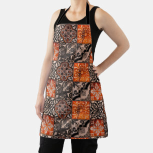 Tablier Carreaux de tangerine
