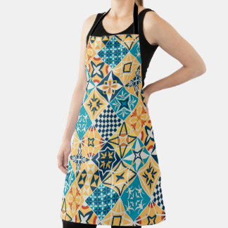 Tablier Carrelage de style méditerranéen cuisine Provence