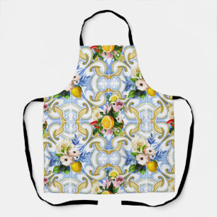 Tablier Carrelage méditerranéen, majolica, style sicilien