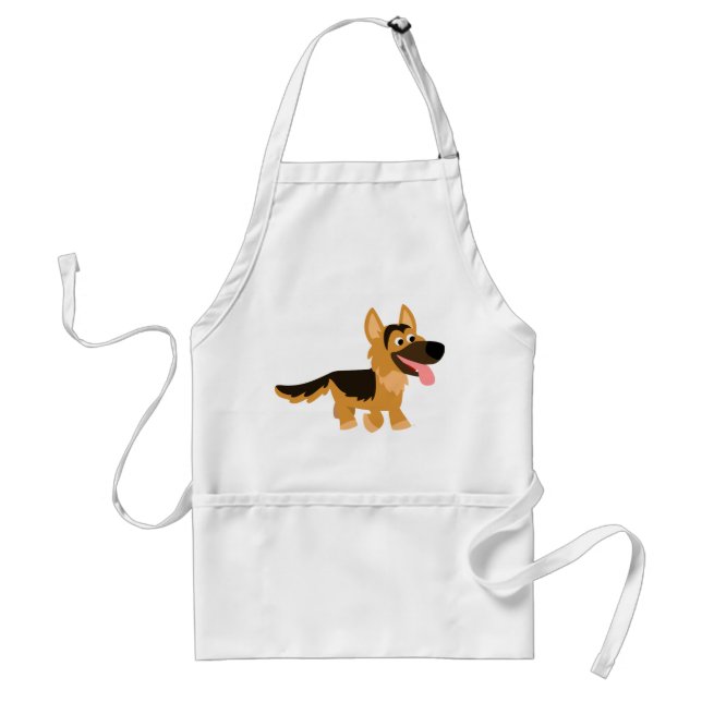 Tablier Carton mignon allemand berger chien Apron (Devant)