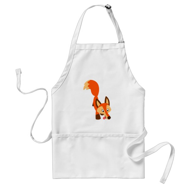Tablier Carton très curieux Fox Apron (Devant)