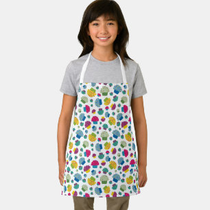 Tablier Cartoon coloré mignon Motif de gâteau givré