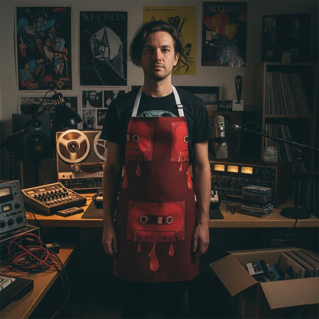 Tablier Cassette audio saignante (Créateur téléchargé)