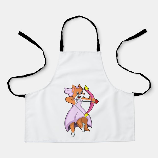 Tablier Cat as Bride with Wedding dress.PNG (Recto)