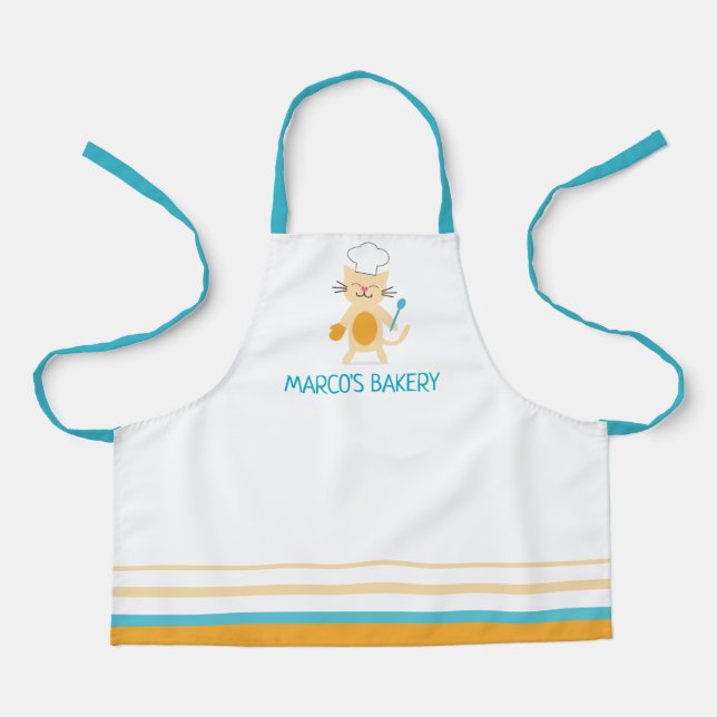 Tablier Cat Chef Apron for Kids (Recto)