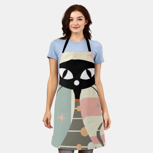 Tablier Cat du milieu du siècle moderne (Porté)