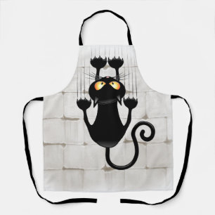 Tablier Cat Falling down fun dessin personnage