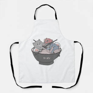Tablier Cat Ramen Kawaii