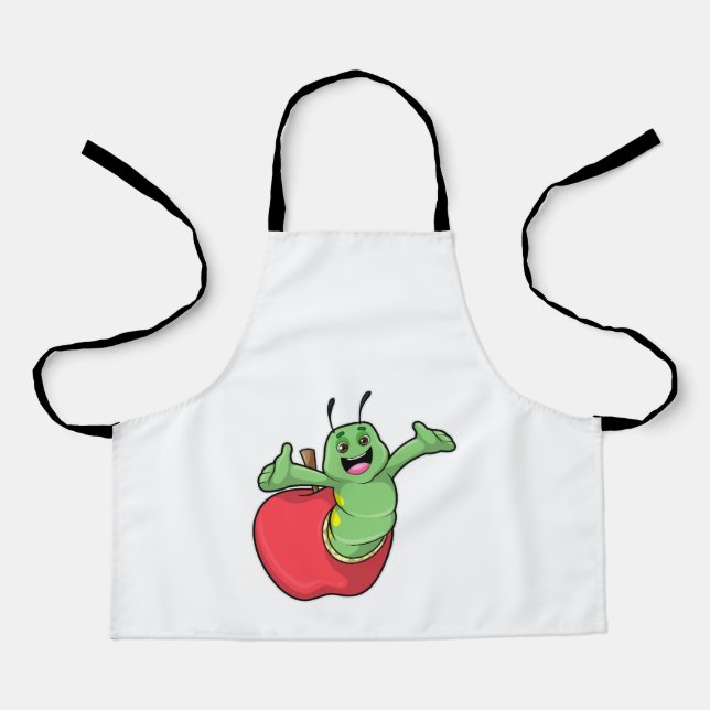 Tablier Caterpillar with Apple (Recto)