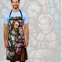 Catholique Saint Joseph Jésus Sardé Verre Religieu