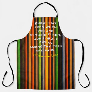Tablier Catholique Saint Quote Apron