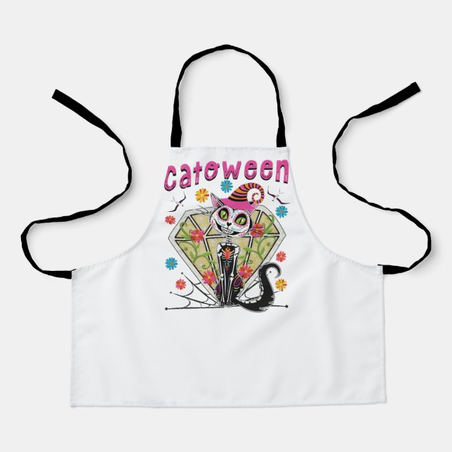 Tablier Catoween Halloween (Recto)