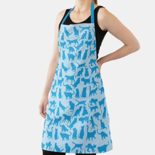 Tablier Cats bleus