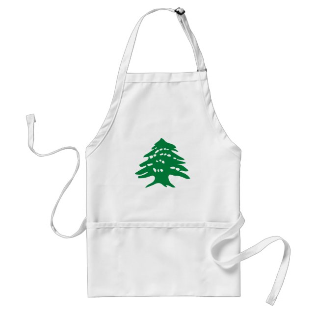 Tablier Cèdre vert Liban (Devant)