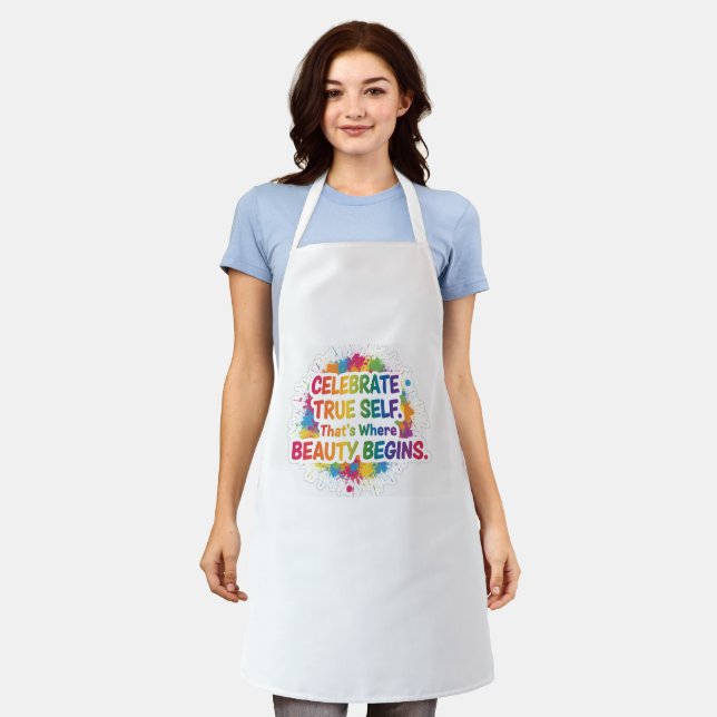 Tablier Celebrate True Self Sticker (Porté)